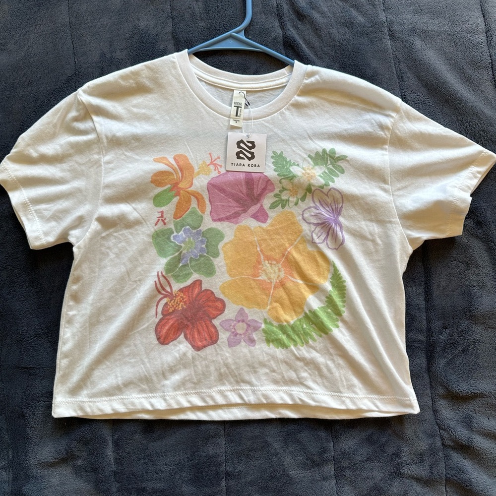 Colorful Floral Kids Tee